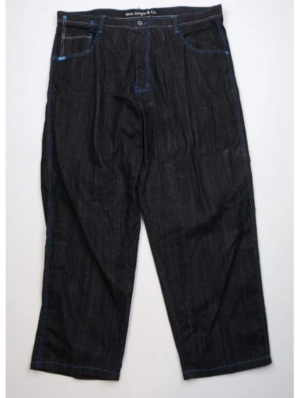 Vtg 90s Y2K 5ive Jungle 5 Jungle Co Mens 46x35 Baggy Wide Leg Skateboard Jeans